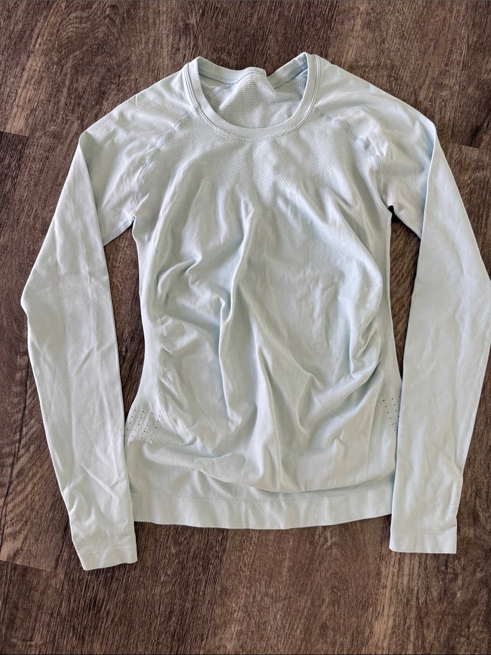 Zella Light Blue Long-Sleeve Performance Top